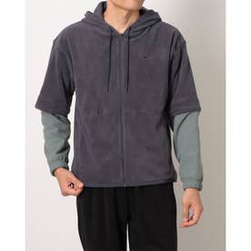 メンズ ニットジャケット TF フルジップ ポーラー L/S フーディ IX7292013 （GRIDIRON/SMOKE GREY/GRIDIRON）