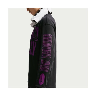 ナイキ/メンズ/AS M NK TEE LSE LS MAKE HARD E （BLACK/BLDBRY）｜詳細画像