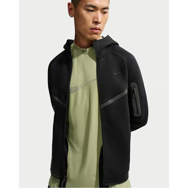 /メンズ/テック フリース WR フルジップ ジャケット RFL （BLACK/BLACK）