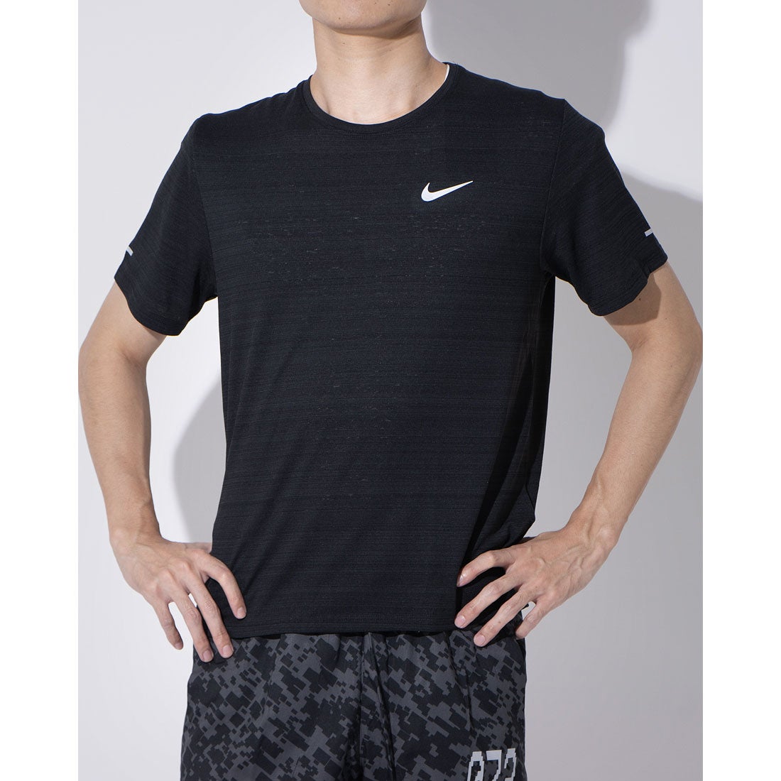 ナイキ Nike メンズ レディース 陸上 ランニング 半袖tシャツ ナイキ Dri Fit マイラー S S トップ Cu ブラック アウトレット通販 ロコレット Locolet