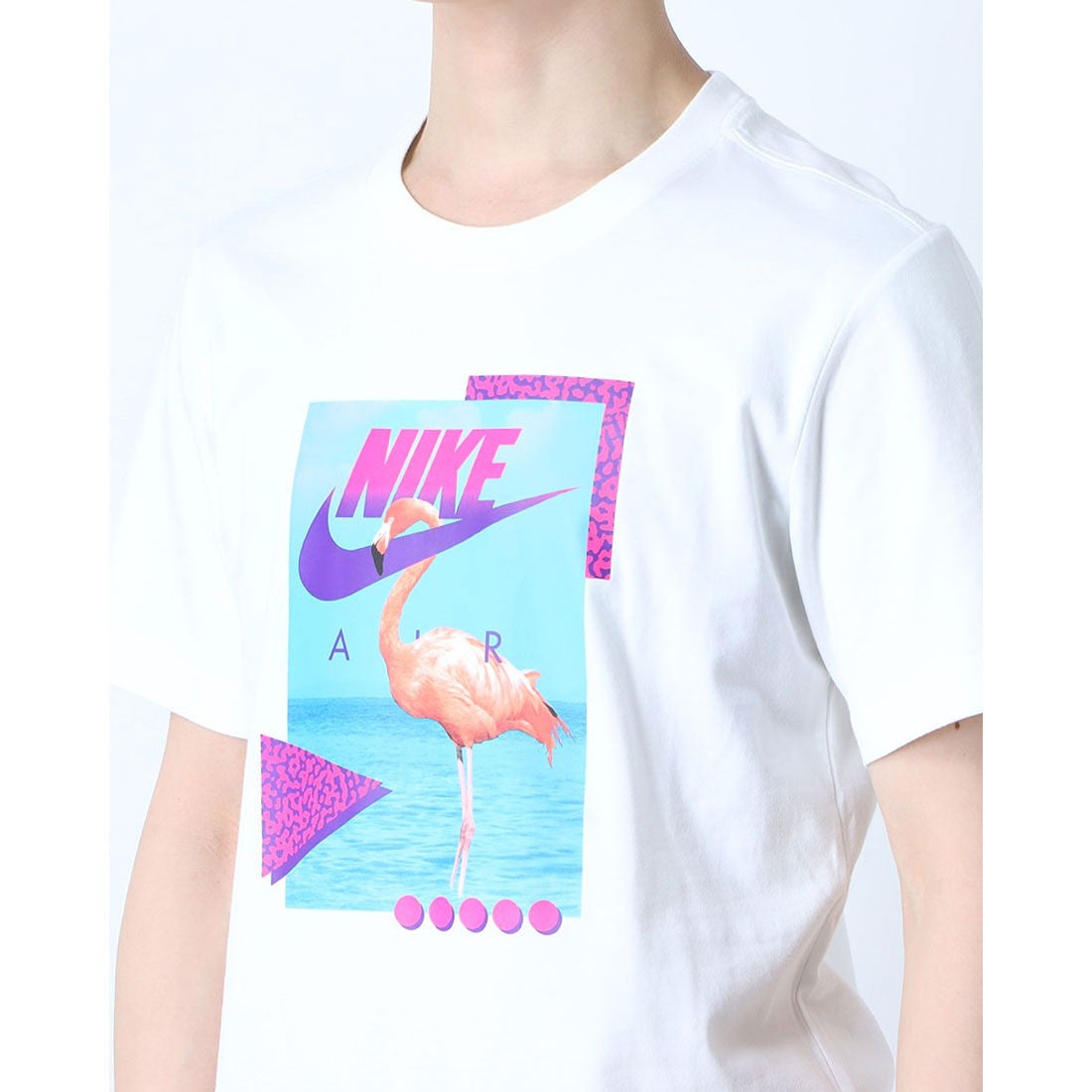 ナイキ NIKE メンズ 半袖Tシャツ ナイキ NSW ビーチ フラミンゴ S/S Tシャツ DD1283-100 （ホワイト）