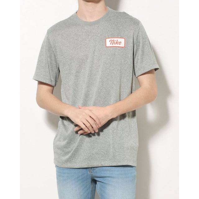 メンズ 半袖機能Tシャツ DF RLGD ボディ ショップ S/S Tシャツ DZ2736050 （タンプルトグレー/ピュアヘザー）