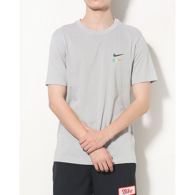 メンズ 半袖機能Tシャツ DF グラフィック EHBR S/S Tシャツ FD1706077 （ライトスモークグレー/(ブラック)）