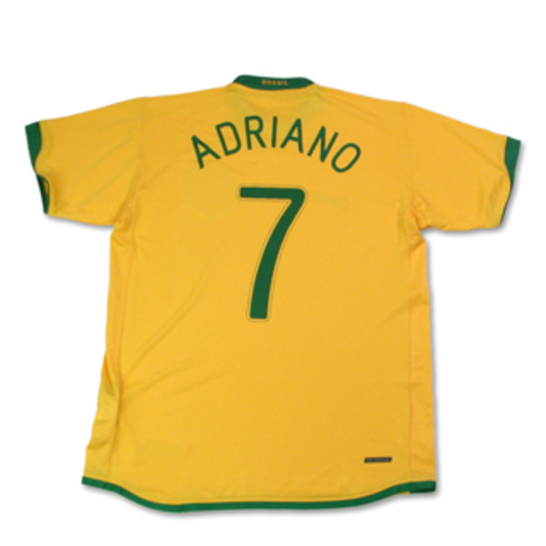 ブラジル代表 06/07 ユニフォーム ホーム 半袖 #7 アドリアーノ