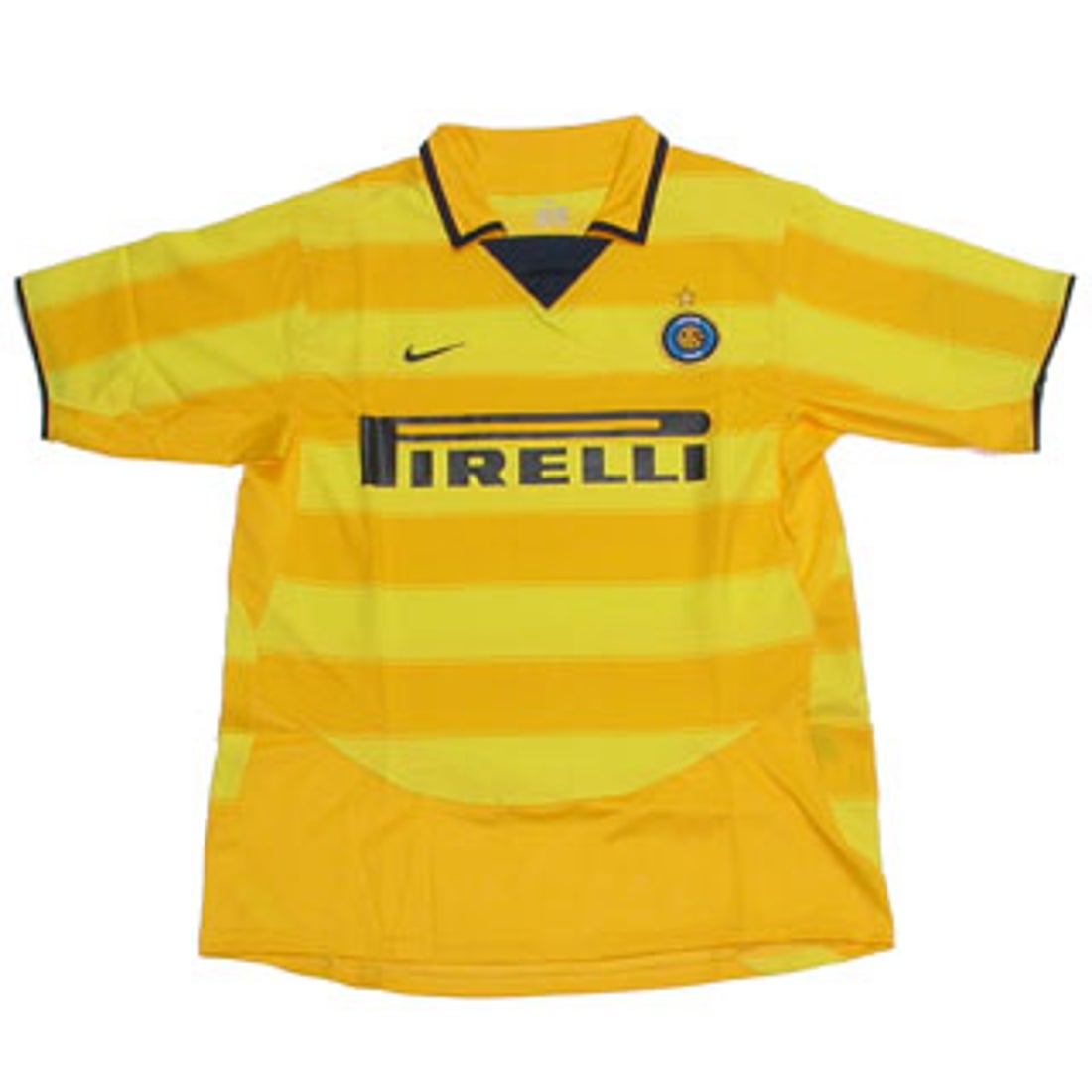 NIKEナイキ　インテルサッカーユニフォーム　アウェイMサイズ黄色