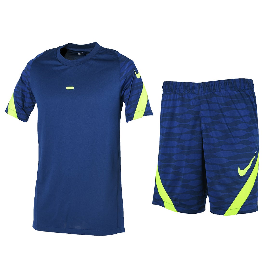 NIKE ナイキ ストライク21S/Sトップ＆ストライク21Kショーツ(ネイビー