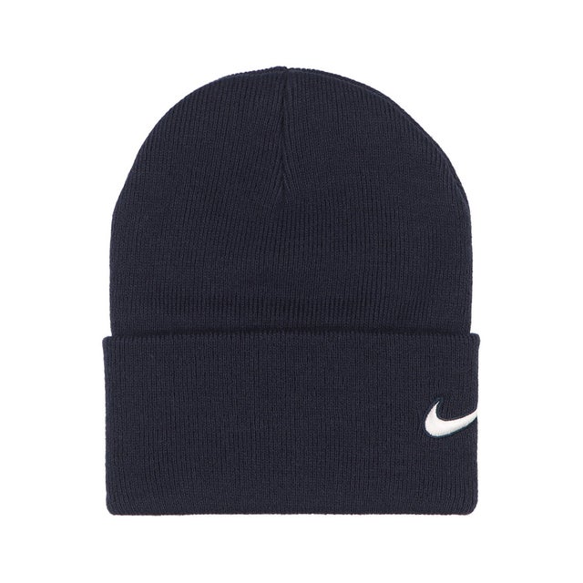 
                    Nike ビーニー ニット帽子 ワンポイント ロゴ サイド CW6117 メンズ レディース 秋 冬 春 刺繍ロゴ スウッシュ ニットキャップ TEAM BEANIE （ネイビー）