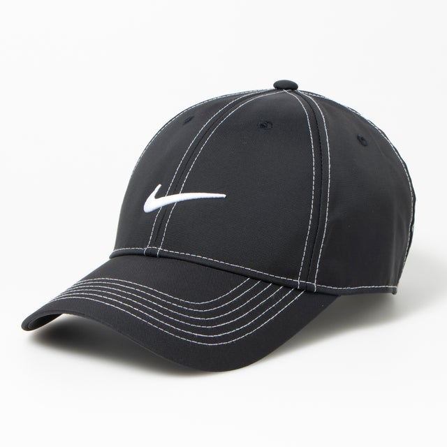 
                    Nike キャップ 帽子 333114 刺繍ロゴ ドライフィット 速乾 メンズ レディース スポーツ 紫外線対策 調節可 ヘリテージ86 SWOOSH FRONT CAP （ブラック）