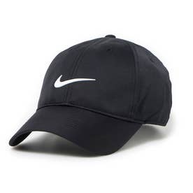 Nike キャップ スウッシュ Dri-FIT 帽子 速乾 ゴルフ ロゴ メンズ レディース 548533 ワンサイズ ヘリテージ86 Dri-FIT SWOOSH FRON （ブラック）