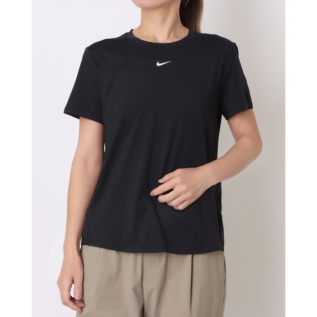 レディース フィットネス 半袖Tシャツ ウィメンズ ワン クラシック DF S/S トップ FN2799013 （BLACK/WHITE）