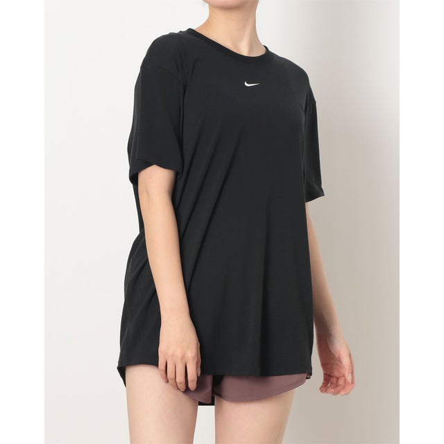 レディース 半袖機能Tシャツ ウィメンズ ワン リラックスド DF S/S トップ FN2815011 （BLACK/WHITE）