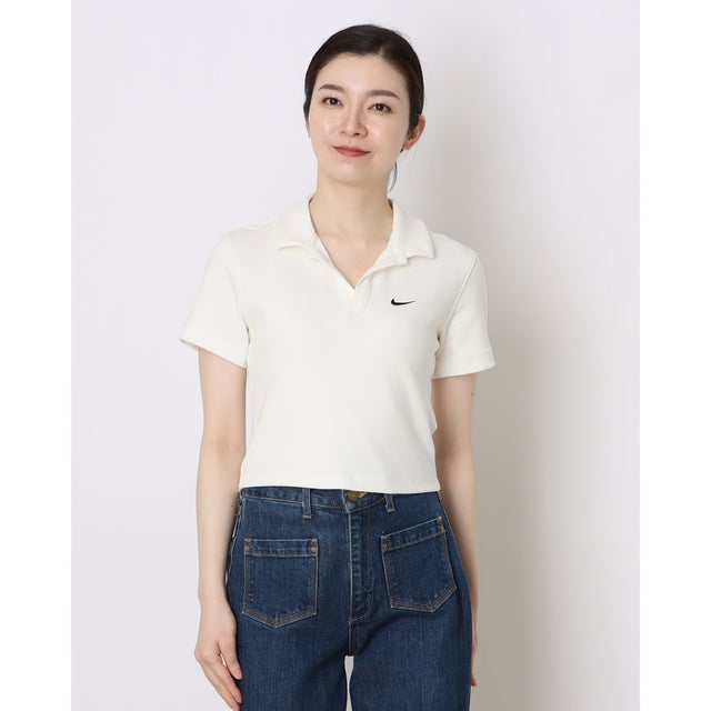 レディース 半袖ポロシャツ ウィメンズ NSW エッセンシャル S/S ポロ DV7885133 （セイル/(ブラック)）