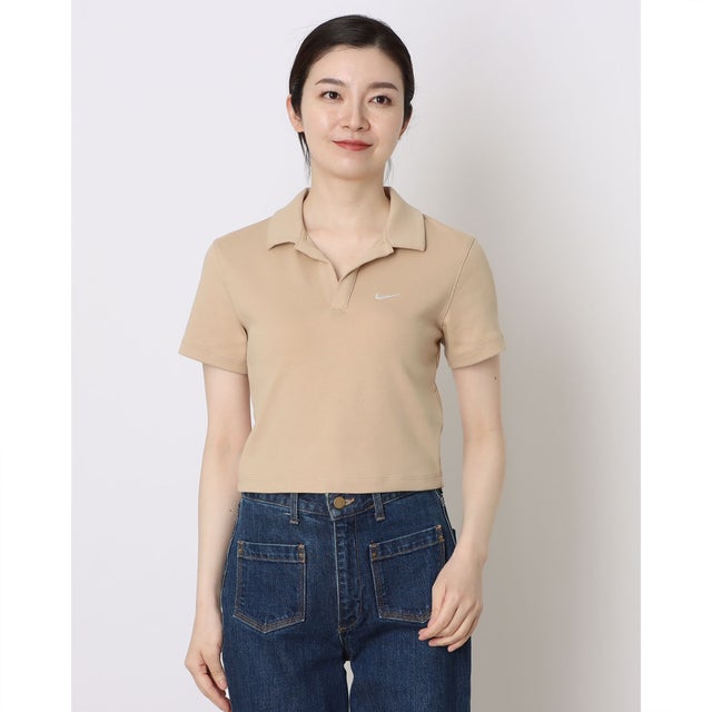 レディース 半袖ポロシャツ ウィメンズ NSW エッセンシャル S/S ポロ DV7885286 （LINEN/SAIL）