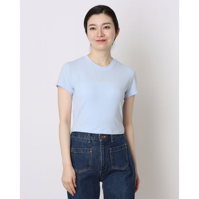 レディース 半袖Tシャツ ウィメンズ NSW CHLL CRP S/S Tシャツ HF9539407 （HYDROGEN BLUE/SAIL）