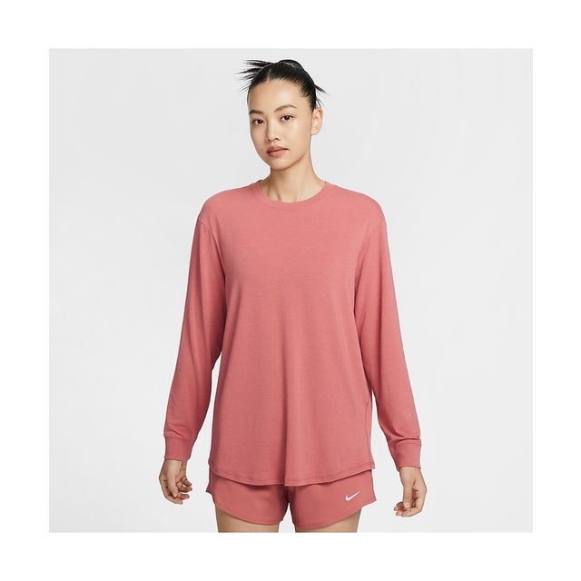 /レディス/ウィメンズ ワン DF ルーズ L/S トップ （キャニオンピンク/(ブラック)）