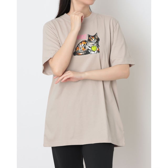 レディース 半袖Tシャツ ウィメンズ NSW スポーツ CAT S/S Tシャツ TGPX IW0866236 （CREAM II）