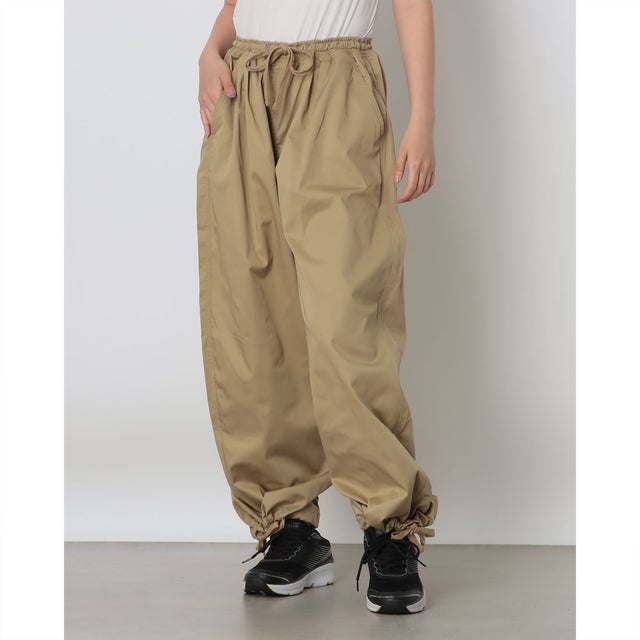 レディース ツイルロングパンツ ウィメンズ ストリート UTLTY ウーヴン OS パンツ IM8410297 （PARACHUTE BEIGE）