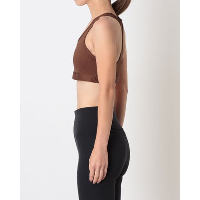 ナイキ NIKE レディース フィットネス スポーツブラ ナイキ ウィメンズ スウッシュ MED SPT ブラ DX6822259 （CACAO WOW/WHITE）｜詳細画像