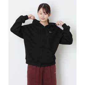 レディース スウェットフルジップ ウィメンズ STDO フリース MW OS フルジップ フーディ IM8085001 （TOTAL BLACK/SAIL）