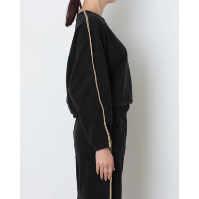 レディース スウェットトレーナー ナイキ ウィメンズ ポーラー フリース WNTRZD L/S クルー IX7016010 （BLACK/PARACHUTE BEIGE/SAIL）｜詳細画像
