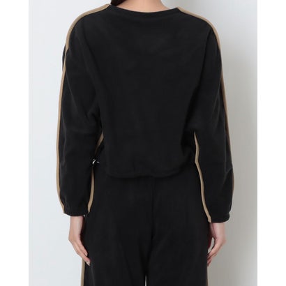 レディース スウェットトレーナー ナイキ ウィメンズ ポーラー フリース WNTRZD L/S クルー IX7016010 （BLACK/PARACHUTE BEIGE/SAIL）｜詳細画像