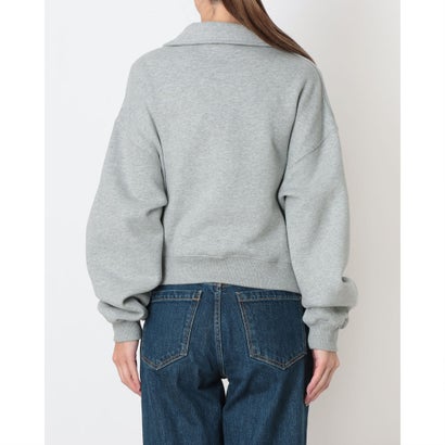 ナイキ NIKE レディース スウェットトレーナー ナイキ ウィメンズ STDO フリース MW OS クロップ POL IM8095063 （DK GREY HEATHER/SAIL）｜詳細画像