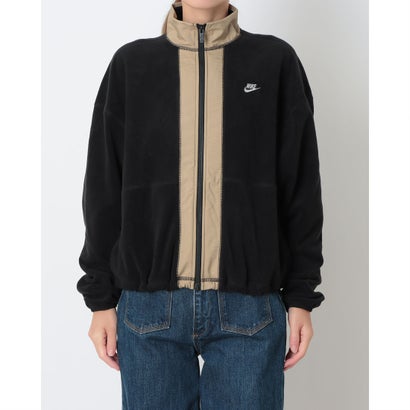 レディース フリースジャケット ナイキ ウィメンズ ポーラー フリース WNTRZD フルジップ L/S トップ IX7010010 （BLACK/PARACHUTE BEIGE/SAIL）｜詳細画像