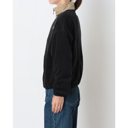 レディース フリースジャケット ナイキ ウィメンズ ポーラー フリース WNTRZD フルジップ L/S トップ IX7010010 （BLACK/PARACHUTE BEIGE/SAIL）｜詳細画像
