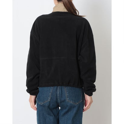 レディース フリースジャケット ナイキ ウィメンズ ポーラー フリース WNTRZD フルジップ L/S トップ IX7010010 （BLACK/PARACHUTE BEIGE/SAIL）｜詳細画像
