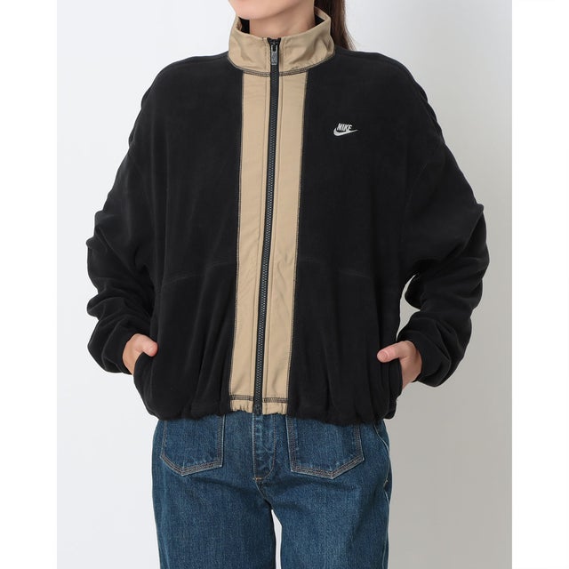 レディース フリースジャケット ウィメンズ ポーラー フリース WNTRZD フルジップ L/S トップ IX7010010 （BLACK/PARACHUTE BEIGE/SAIL）