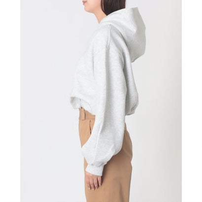 ナイキ NIKE オーバーサイズド クロップド パーカー （BIRCH HEATHER/BLACK）｜詳細画像