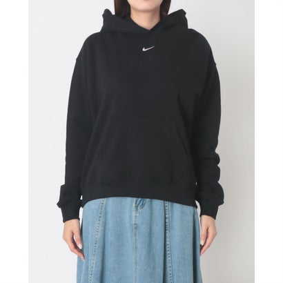ナイキ NIKE オーバーサイズド プルオーバー パーカー （TOTAL BLACK/SAIL）｜詳細画像