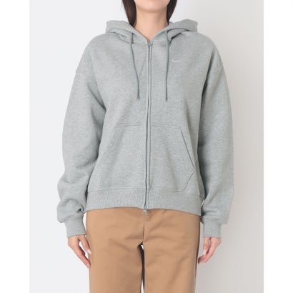 ナイキ NIKE オーバーサイズド フルジップ パーカー （DK GREY HEATHER/SAIL）｜詳細画像
