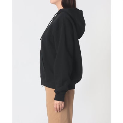 ナイキ NIKE オーバーサイズド フルジップ パーカー （TOTAL BLACK/SAIL）｜詳細画像