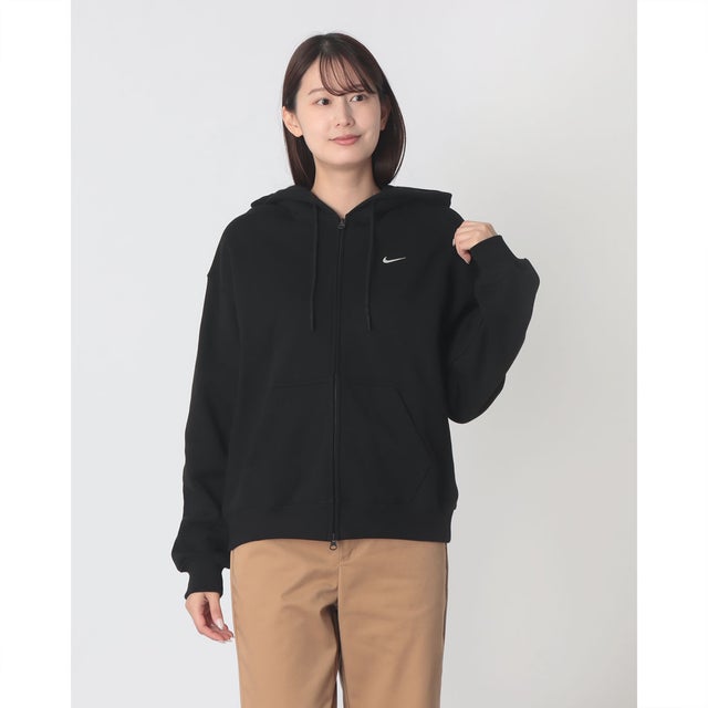 オーバーサイズド フルジップ パーカー （TOTAL BLACK/SAIL）