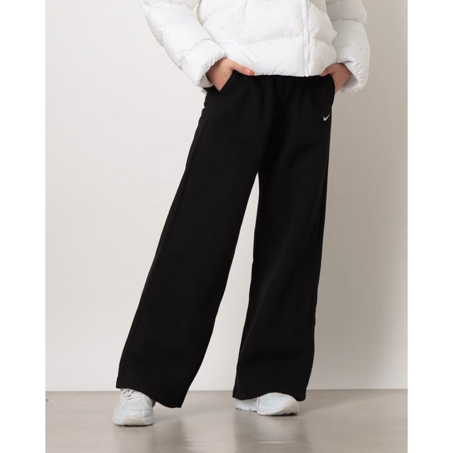レディース スウェットロングパンツ ウィメンズ STDO フリース MW MR STD WL IM8103001 （TOTAL BLACK/SAIL）