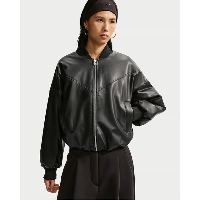 /レディス/ウィメンズ TF プレザー ボンバージャケット （BLACK/BLACK）