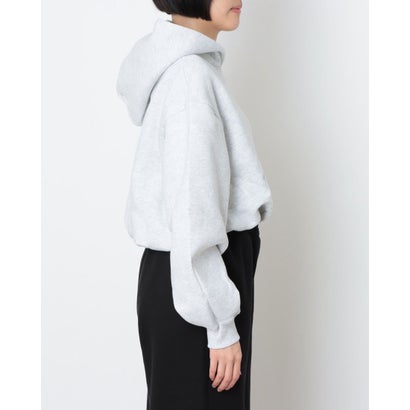 ナイキ NIKE レディース ナイキ スタジオ フリース ミディアムウェイト ウィメンズ オーバーサイズド クロップド パーカー IM8097 （グレー）｜詳細画像
