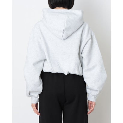 ナイキ NIKE レディース ナイキ スタジオ フリース ミディアムウェイト ウィメンズ オーバーサイズド クロップド パーカー IM8097 （グレー）｜詳細画像