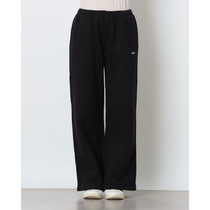 ナイキ NIKE レディース Nike Studio Fleece ミディアムウェイト ウィメンズ ミッドライズ ワイドレッグパンツ IM8103 （ブラック）｜詳細画像