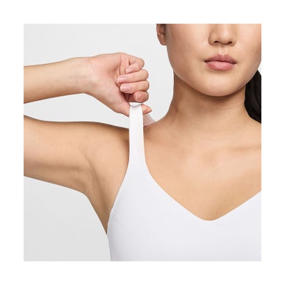 ナイキ/レディス/AS W NK DF INDY HGH SPT BRA （WHITE/STONE MAUVE/WHITE）｜詳細画像