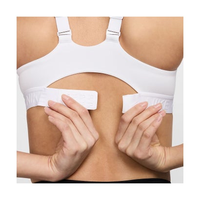 ナイキ/レディス/AS W NK DF INDY HGH SPT BRA （WHITE/STONE MAUVE/WHITE）｜詳細画像