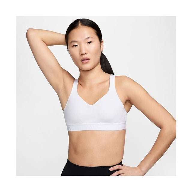/レディス/AS W NK DF INDY HGH SPT BRA （WHITE/STONE MAUVE/WHITE）