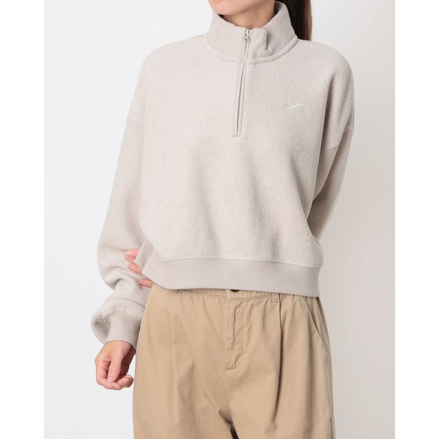 レディース スウェットトレーナー ウィメンズ STDO フリース PLSH OS CRP Q IM8366236 （CREAM II/SAIL）