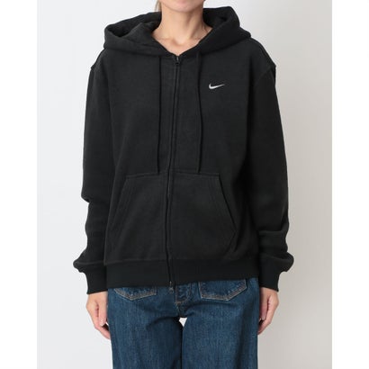 レディース スウェットフルジップ ナイキ ウィメンズ STDO フリース PLSH STD フルジップL/S フーディ IM8368010 （BLACK/SAIL）｜詳細画像
