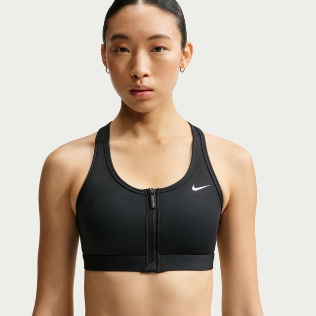ウェア レディース スウッシュ フロント ジップ FN2732 010 SWOOSH FRONT ZIP （ブラック）