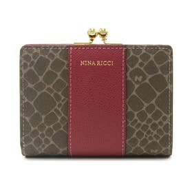 ニナ リッチ NINA RICCI がま口二つ折り財布【グレインヌーボーパース 