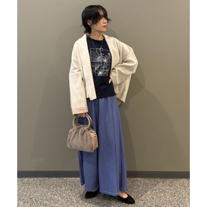 ニコル ホワイト NICOLE white フェイクファーボストンバッグ （39チャコールグレー）｜詳細画像