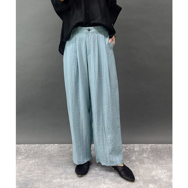 シアーカルゼパンツ （64サックス）