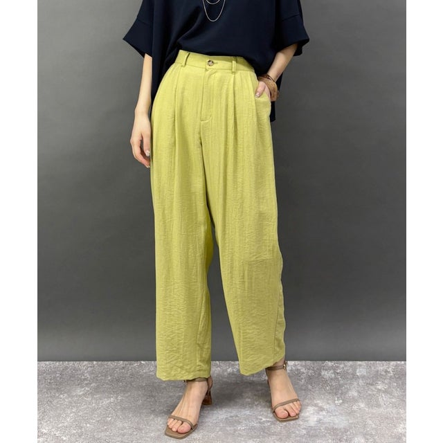 シアーカルゼパンツ （20イエロー）